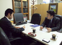 品川区　税理士　税理士法人　資産相談センターの鈴木　新先生を取材！！　写真