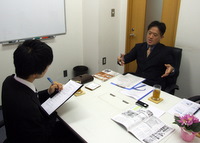 中央区 銀座　中小企業診断士　福島正人先生を取材！！　写真