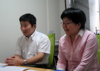 中央区　坂下国際税理士法人の坂下利明先生、坂下弘子先生を取材！！　写真