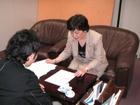 渋谷区　税理士　税理士法人スライベックスの匹野房子先生を取材！！　写真