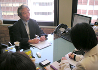 大田区　板垣税務会計事務所の板垣先生を取材！！　写真