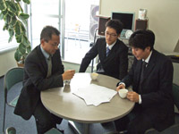 中央区 税理士法人HOPの小川先生を取材！！　写真